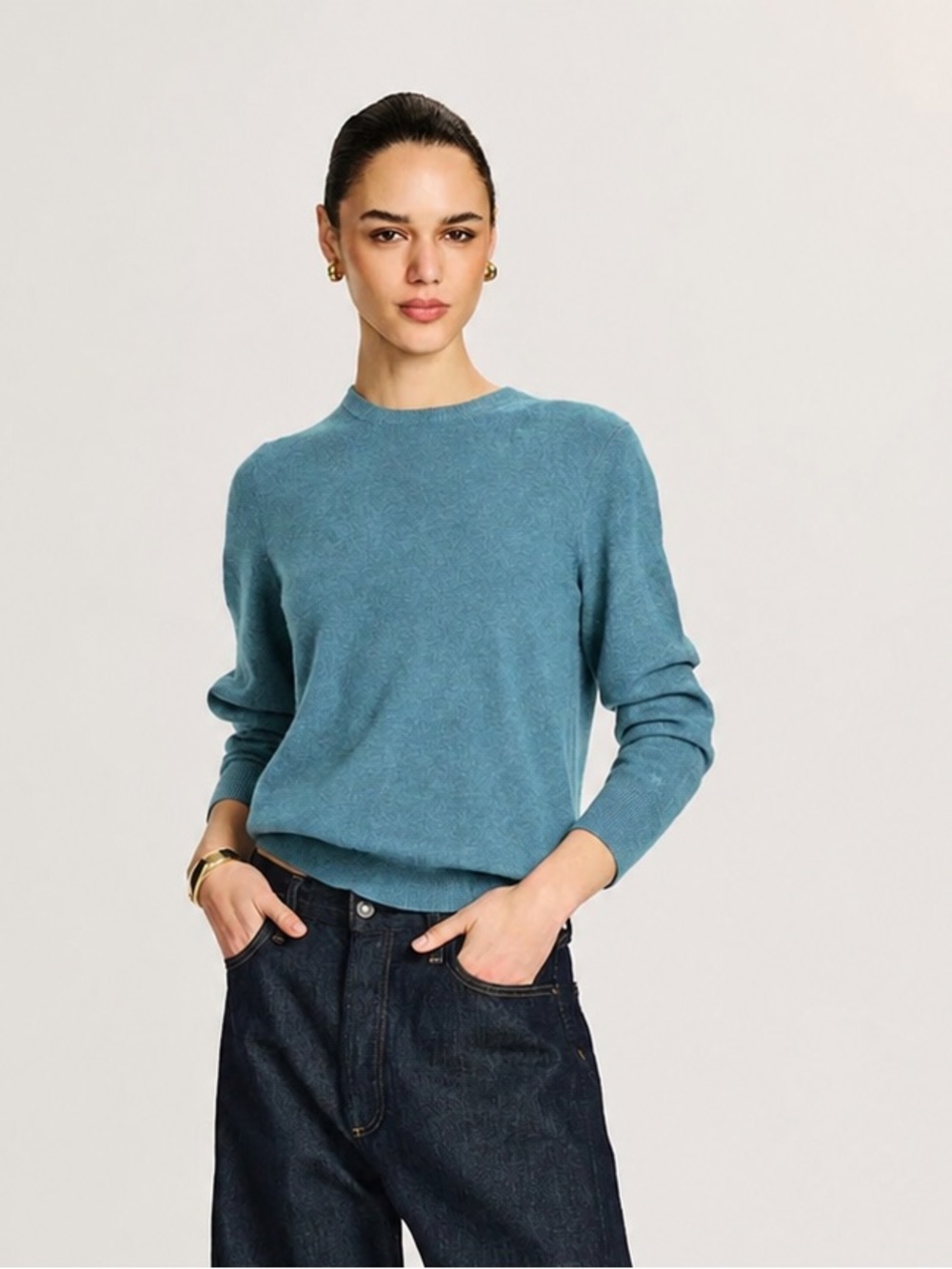 Cashmere Sweater, Boat Neck pull over style NWOTS